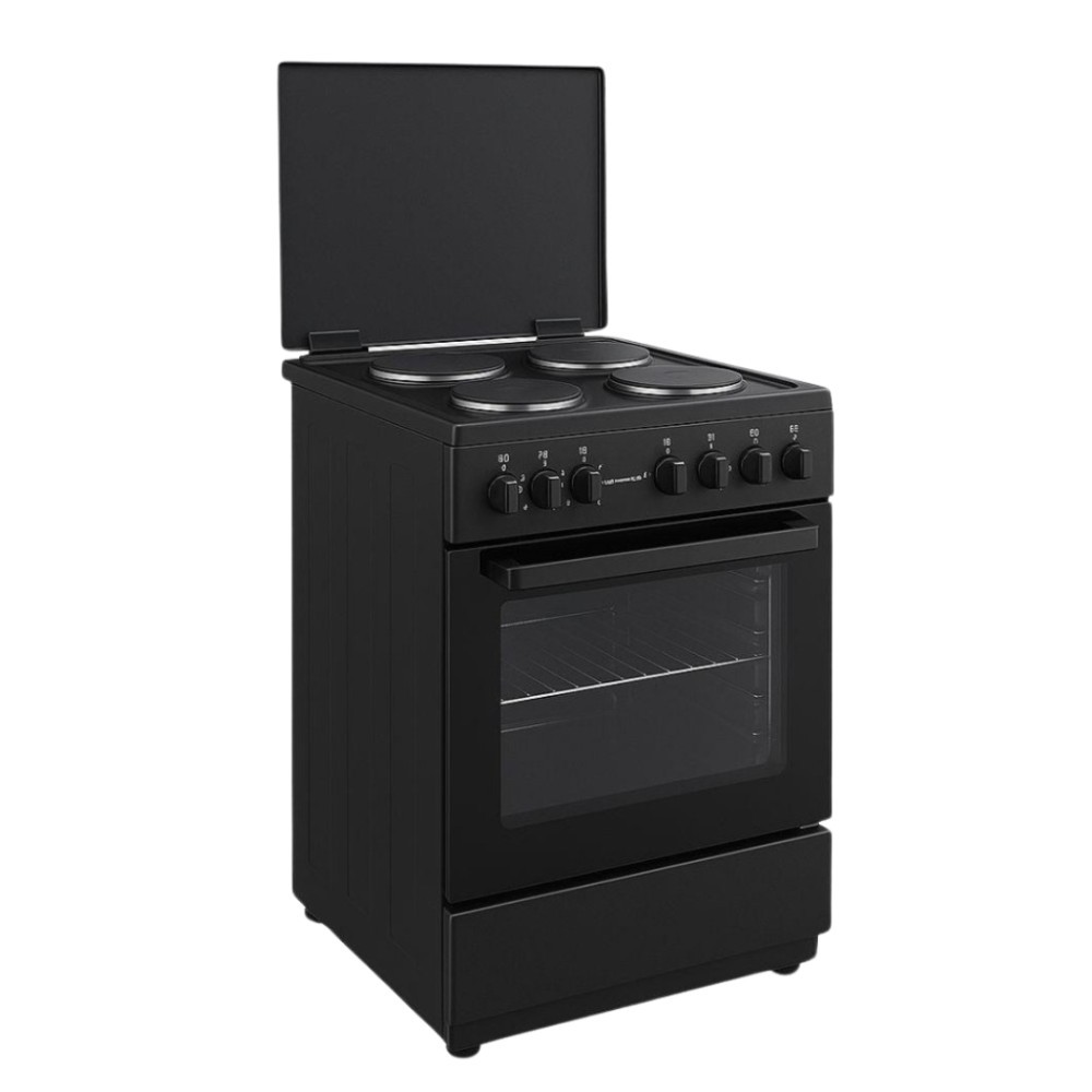 Cuisinière à Gaz ENDURO AFS6004GGBIT | 4 Feux, Noir, 60x60cm