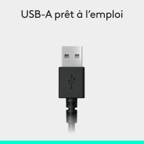 Casque USB Logitech H390  Microphone Anti-Bruit  Commandes Intégrées  Confort Durable