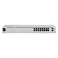 Ubiquiti USW-16-POE | Switch 16 Ports | 8 PoE+ (42W) | Fanless & Tactile