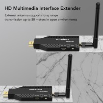 Extension HDMI Sans Fil 150M | 4K 30Hz Zéro Latence | Transmetteur & Récepteur TX/RX