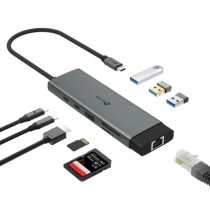 Hub USB-C 9-en-1 TP-Link UH9120C | HDMI 4K@60Hz, PD 100W | Gigabit Ethernet
