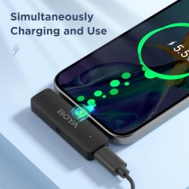 Micro Cravate Sans Fil 4 Canaux pour iPhone/iPad | Boya BY-V4D | Lightning | 200m