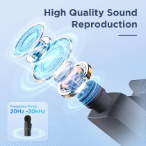 Micro Cravate Sans Fil 4 Canaux pour iPhone/iPad | Boya BY-V4D | Lightning | 200m