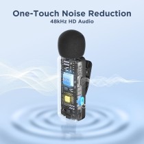 Micro Cravate Sans Fil 4 Canaux pour iPhone/iPad | Boya BY-V4D | Lightning | 200m