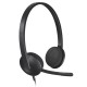 Casque Logitech H340  Filaire USB Stéréo  Micro Anti-Bruit pour PC & Mac