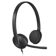 Casque Logitech H340  Filaire USB Stéréo  Micro Anti-Bruit pour PC & Mac