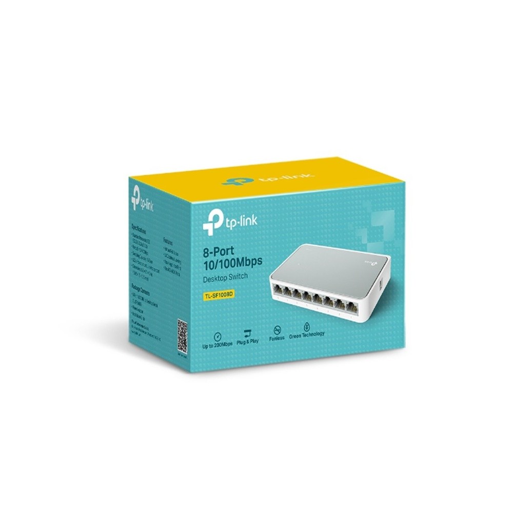 Switch TP-Link TL-SF1008D - 8 Ports Fast Ethernet 10/100 Mbps