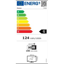 Téléviseur Hisense 70 Pouces 4K UHD  HDR10+HLG  VIDAA Smart TV