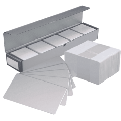 Cartes PVC Imprimables LASER (x250) | Qualité Pro & Résistantes