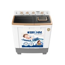 BRUHM MACHINE À LAVER 12 KGS DOUBLE BAC (TWIN-TUB) (BWT-120G)