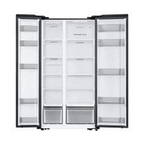 SAMSUNG Réfrigérateur Américain Side-by-Side 564L No Frost Inverter Wi-Fi - Noir Mat (RS57DG4000B4GH)