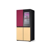 Réfrigérateur LG Side-by-Side 4 Portes Gris | 617 Litres, Froid Linéaire, Compresseur Inverter