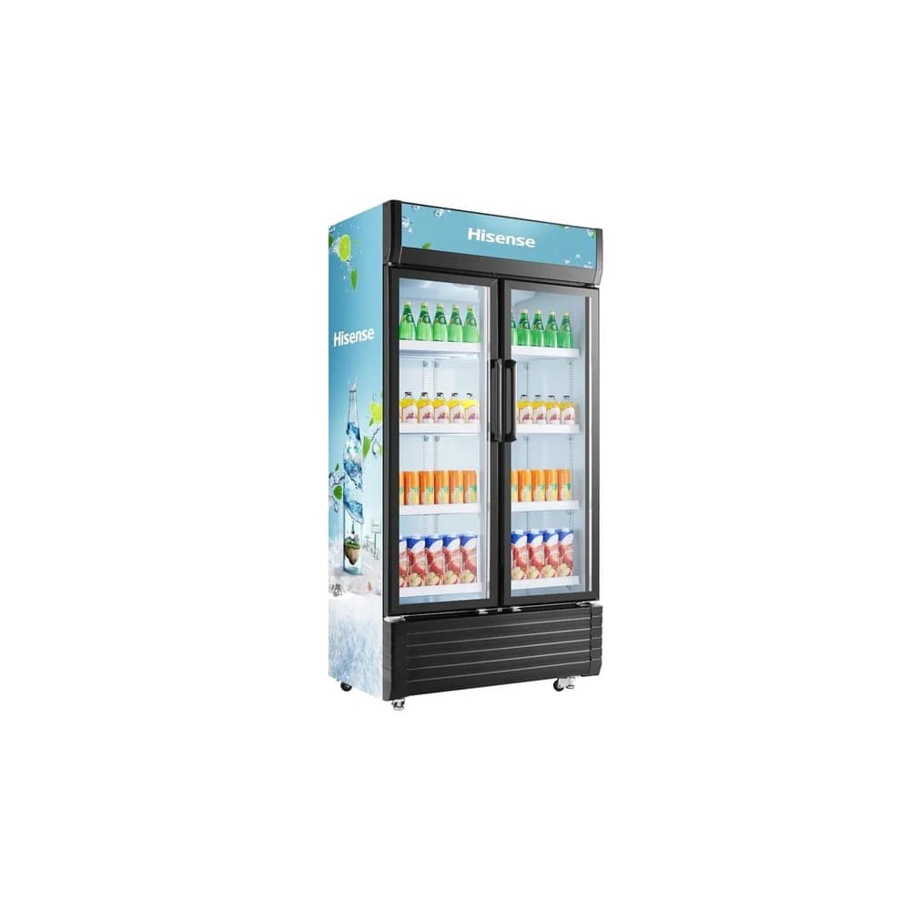 Réfrigérateur Hisense FL-81WC : Refroidisseur Vitrine Professionnel Double Porte (620L Net)