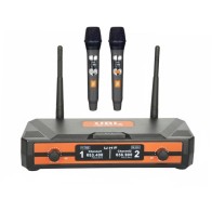 Système Micro Sans Fil JBL VM888 Plus | Double UHF | 2 Micros Dynamiques | Pro Karaoké