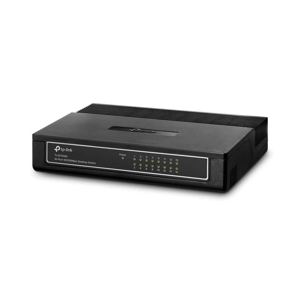Switch TP-Link TL-SF1016D | 16 Ports Fast Ethernet | Plug & Play & Green