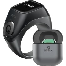 Bague Connectée Tasbih | iQIBLA Zikr Flex Pro | Rappel de Prière & Autonomie 7 Jours