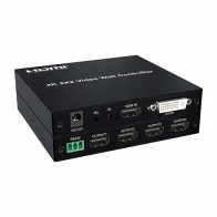 Contrôleur Mur Vidéo 4K HDMI/DVI | Configurations Flexibles 2x2, 1x4, 4x1