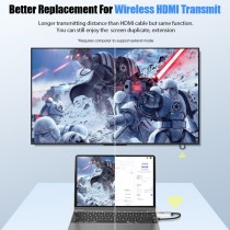 Adaptateur HDMI Sans Fil (TX/RX) | Émetteur Récepteur 30M | Longue Portée