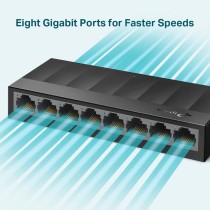 Switch Gigabit 8 Ports | 10/100/1000 Mbps | Plug & Play | Réseau Maison/PME