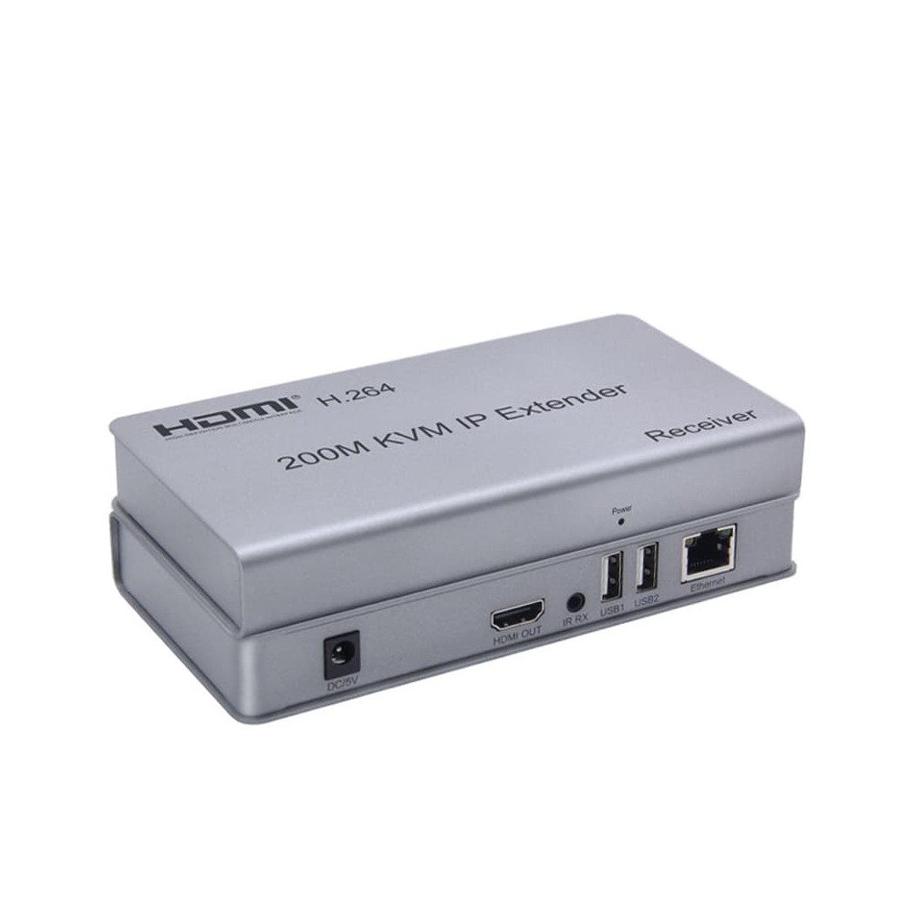 HDMI H.264 200M KVM IP Extender Récepteur | Extension USB/Vidéo sur Réseau