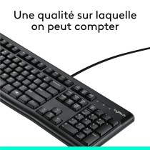 Logitech K120 | Clavier Filaire USB Robuste | QWERTY & Étanche