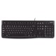 Logitech K120 | Clavier Filaire USB Robuste | QWERTY & Étanche