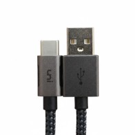 Câble Uni USB Type-A vers Type-C 3m  Charge Rapide 3A+  Nylon Tressé Haute Résistance