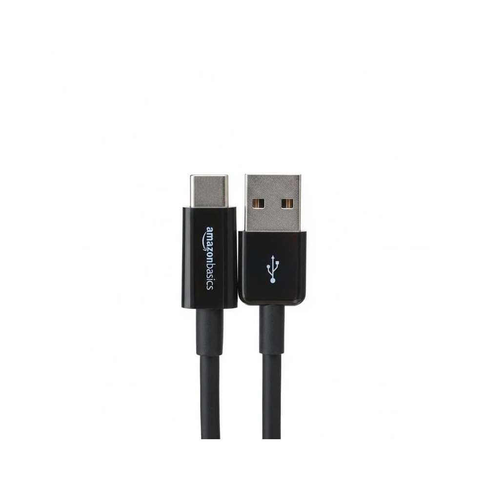 Câble Amazon Basics USB-A vers USB-C 2.7m | Charge Rapide 3A | Transfert de Données 480 Mbps