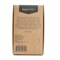 Câble Amazon Basics USB-A vers USB-C 2.7m | Charge Rapide 3A | Transfert de Données 480 Mbps