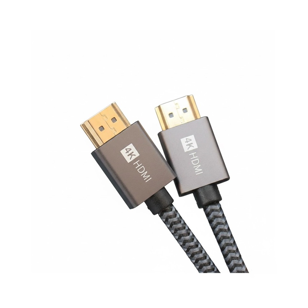 Câble HDMI 2.0 Haute Vitesse | Résolution 4K Ultra HD | Gaine Tressée Renforcée | Connecteurs Or