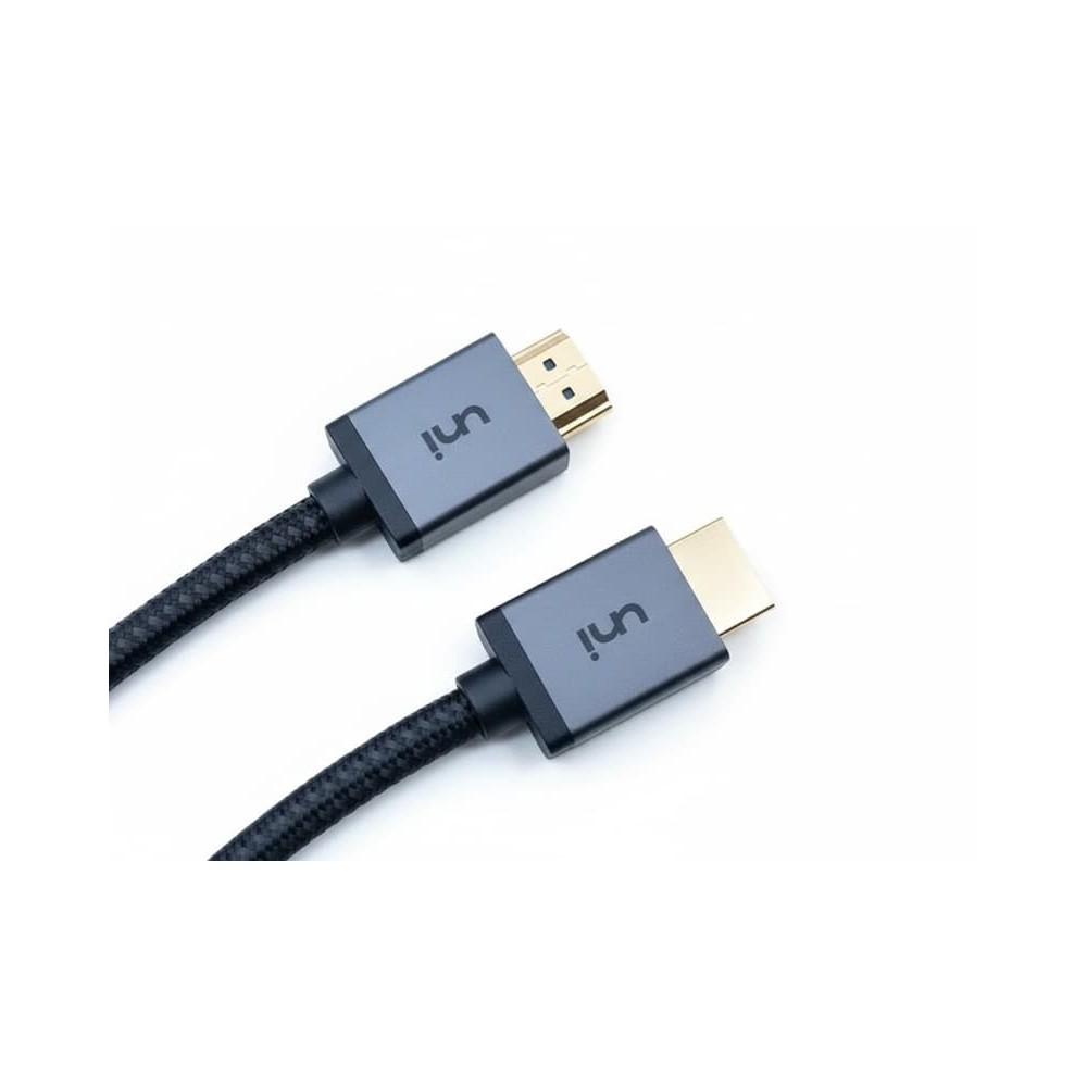 Câble HDMI 2.0 4K Ultra HD  Longueur 1m  Gaine Tressée  Connecteurs Or