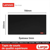 Tapis de Souris Lenovo Officiel | Format XL | 700 x 350 x 3 mm