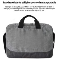 Sacoche Dell 15.6" | Souris Offerte | Style Business Casual | Pack Complet