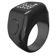 Zikr Smart Ring F3 | Bague Connectée Islam | Tasbih & Rappel Prière