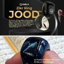iQIBLA Zikr Ring Jood | Bague en Titane | Compteur Tasbih & Rappel Prière