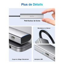 Adaptateur USB-C RSHTECH | Multiport 10 Gbps | MacBook & PC Slim