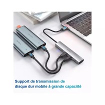 Adaptateur USB-C RSHTECH | Multiport 10 Gbps | MacBook & PC Slim