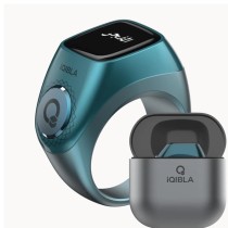 iQIBLA Zikr Flex Pro | Bague Connectée | 3 Tailles d'Anneaux Incluses