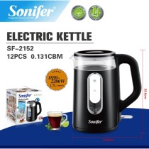 SONIFER SF-2152 | BOUILLOIRE ÉLECTRIQUE EN VERRE 1,7L & ÉCLAIRAGE LED
