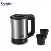 Sonifer SF-2099S | Bouilloire Électrique Portable 0,5L | Inox & 2 Tasses