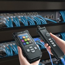 Testeur de Câble NOYAFA NF-8506 | Ping, IP Scan & PoE | Écran Couleur