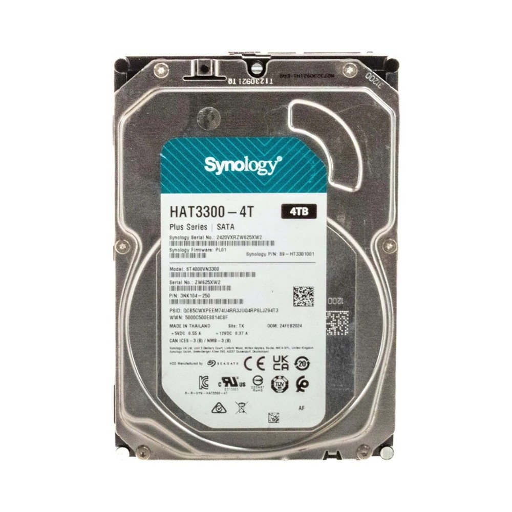 Synology HAT3300-4T | Disque Dur NAS 4 To | Plus Series 24/7