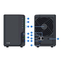 Synology DS225+ | NAS 2 Baies | CPU Quad-Core & Port 2.5GbE