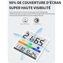 Thermo-Hygromètre Numérique LX-8116 | Écran LCD 90% | Haute Précision