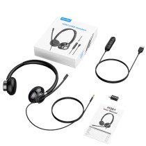 New Bee H361 | Casque Professionnel Filaire USB & Jack 3.5mm