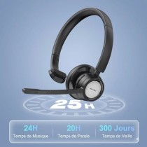 New Bee BH60 | Casque Télétravail & Call Center | Bluetooth 5.0 & Dongle
