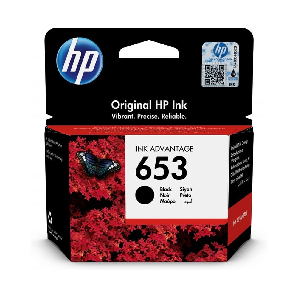 Cartouche HP 653 Noire | Original Ink Advantage | 360 Pages
