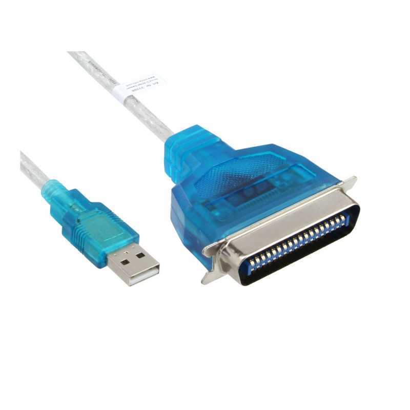 Câble d'imprimante USB IEEE 1284 Parallele vers USB - Longueur 1.5M
