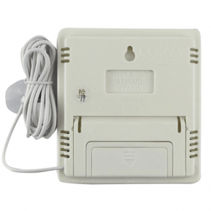 Thermo hygromètre numérique HTC-2 intérieur / extérieur Testeur d'humidité de la température avec heure / horloge