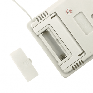 Thermo hygromètre numérique HTC-2 intérieur / extérieur Testeur d'humidité de la température avec heure / horloge